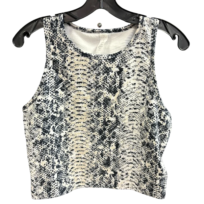 Animal Print Athletic Tank Top Balance Collection, Size L