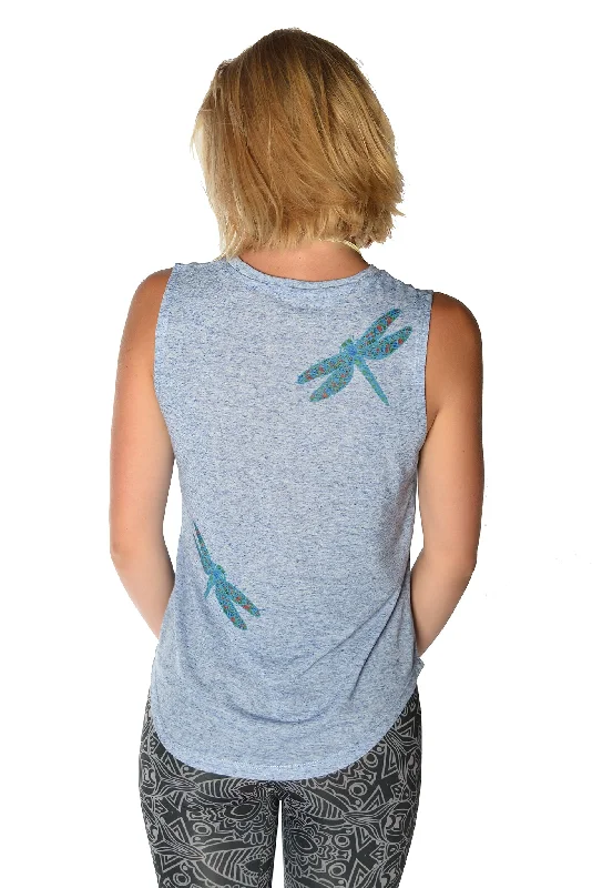 Dragonfly boyfriend tank