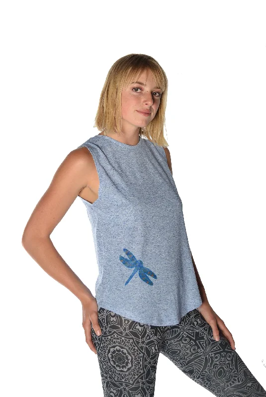 Dragonfly boyfriend tank