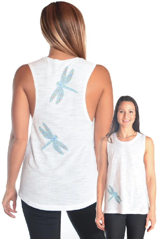 Dragonfly boyfriend tank