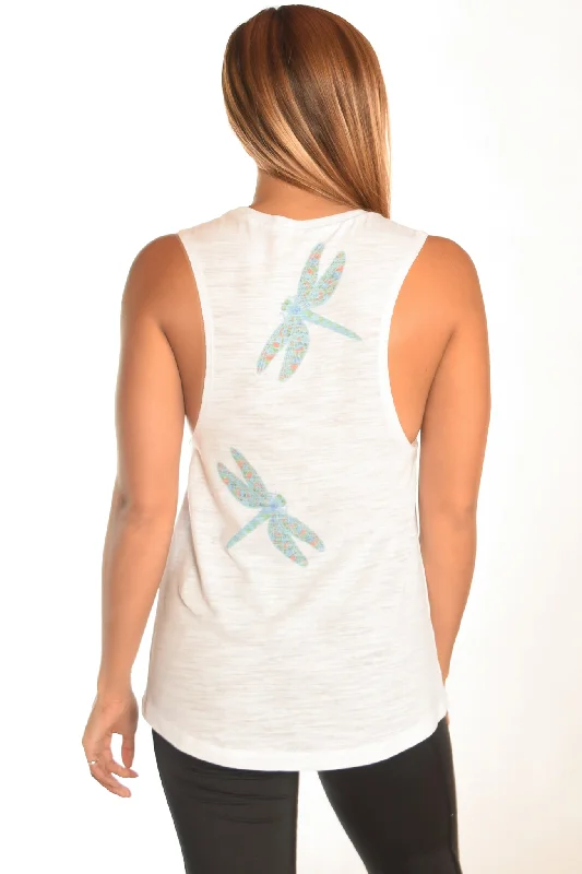 Dragonfly boyfriend tank