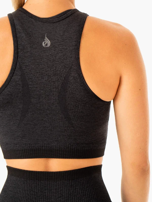 Excel Seamless Tank - Black Marl