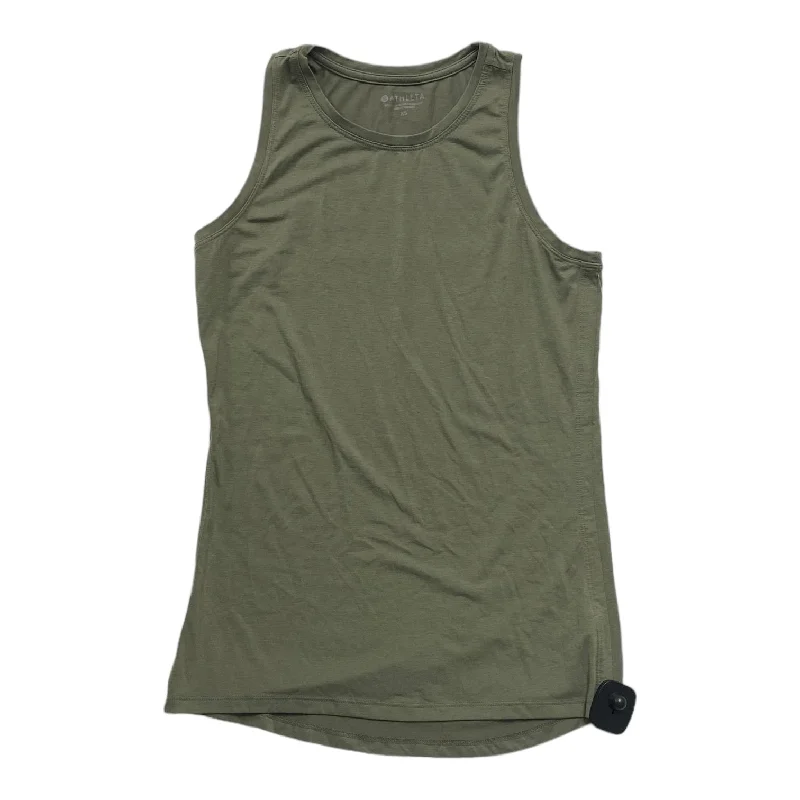 Green Athletic Tank Top Athleta, Size Xs