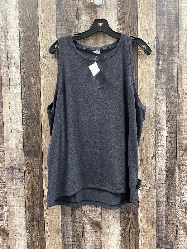 Grey Athletic Tank Top Calia, Size Xl