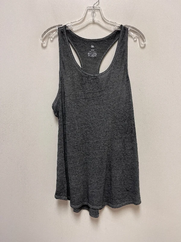 Grey Athletic Tank Top So, Size Xl