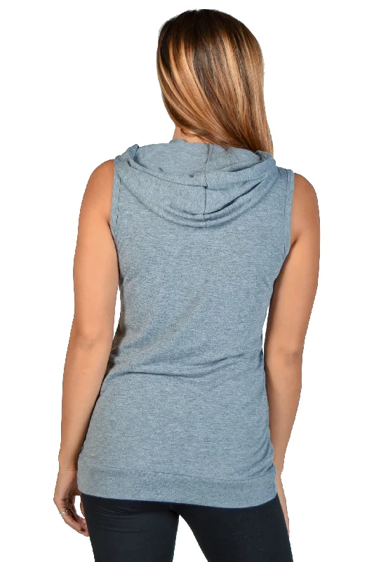 Hamsa Hand Sleeveless Hoodie Tank