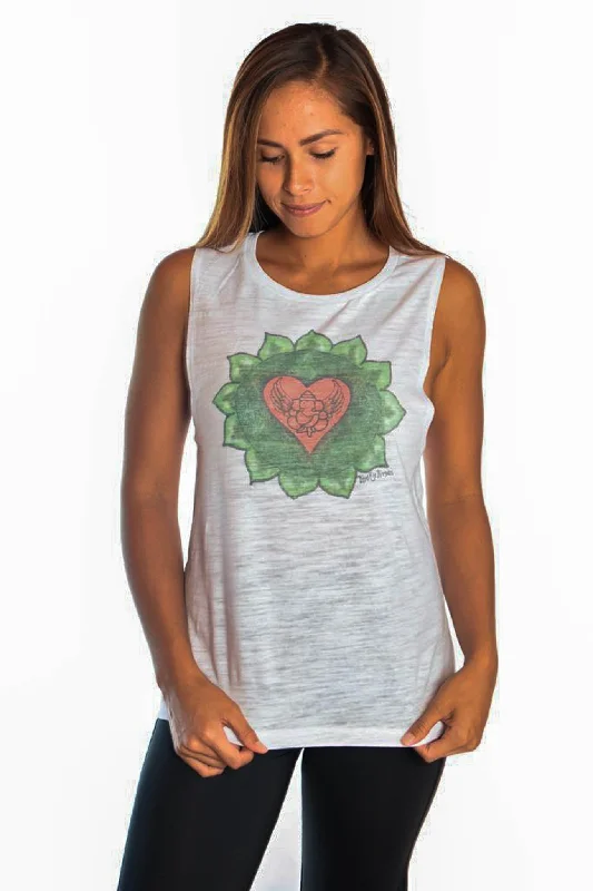 Heart Chakra on Boyfriend Tee