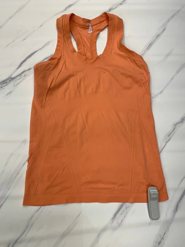 Orange Athletic Tank Top Athleta, Size S