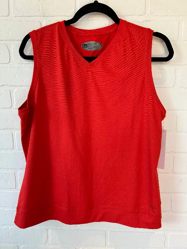 Orange Athletic Tank Top Rei, Size L