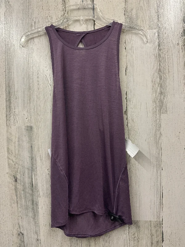 Purple Athletic Tank Top Lululemon, Size M