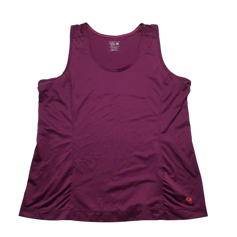 Purple Athletic Tank Top Mountain Hardwear, Size Xl