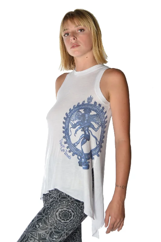 Sharkbite sleeveless Tunic With Siva Natarajasana