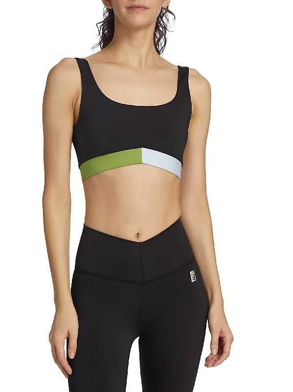 Sprint Time Sports Bra In Black