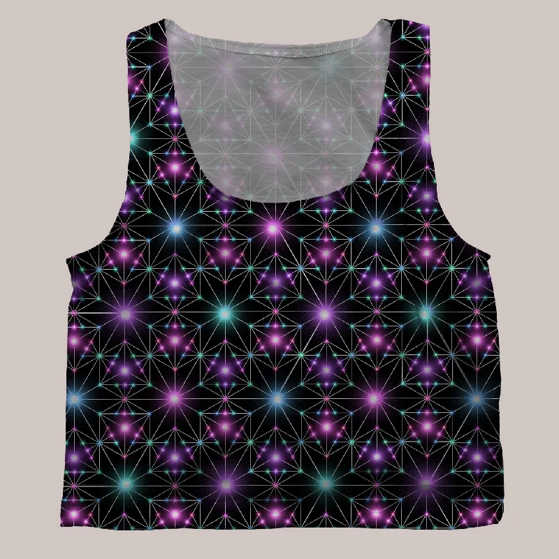 Star Map ▽ T-shirt (Cropped)