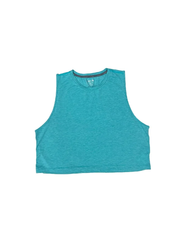 Teal Athletic Tank Top Clothes Mentor, Size L