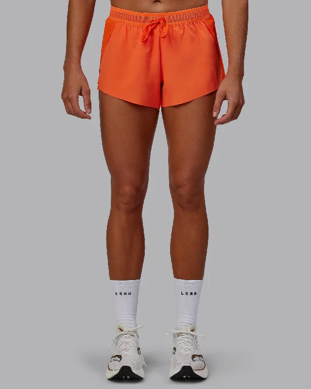 Accelerate Run Shorts - Ultra Orange