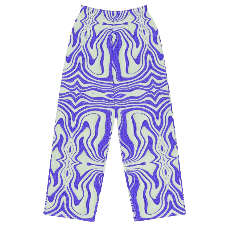 All-over print unisex wide-leg pants