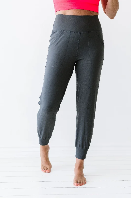 CC Custom Yoga Joggers | Charcoal