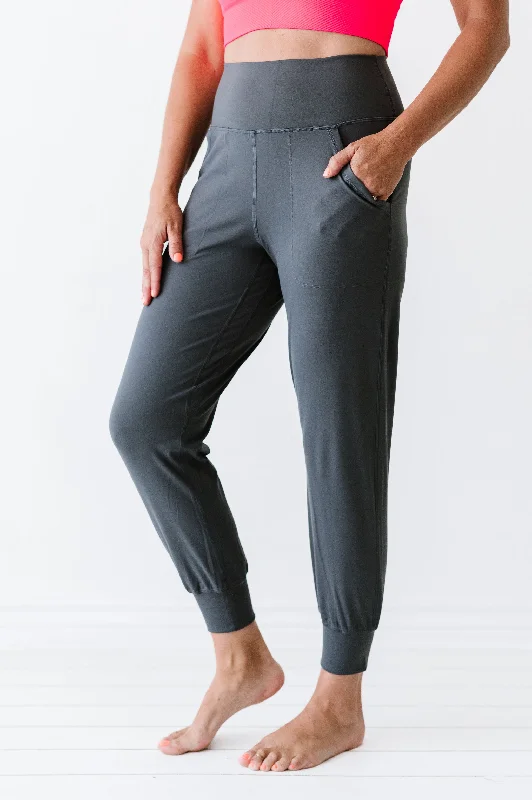 CC Custom Yoga Joggers | Charcoal