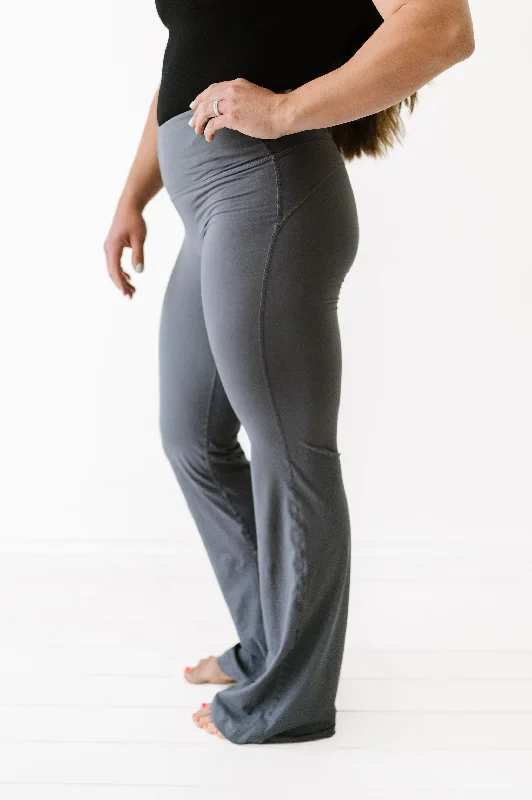 Butter Soft Flare Yoga Pant - Titanium