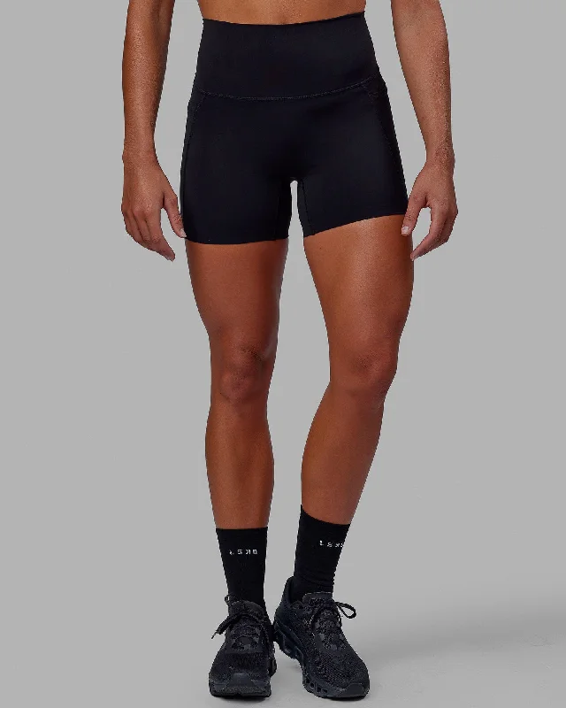 Elixir X-Length Shorts With Pockets - Black