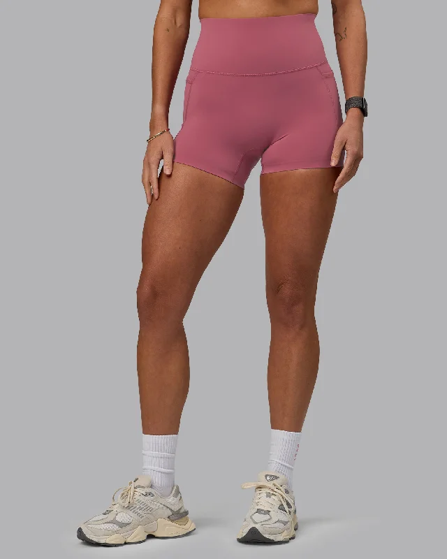 Elixir X-Length Shorts With Pockets - Mauve Haze