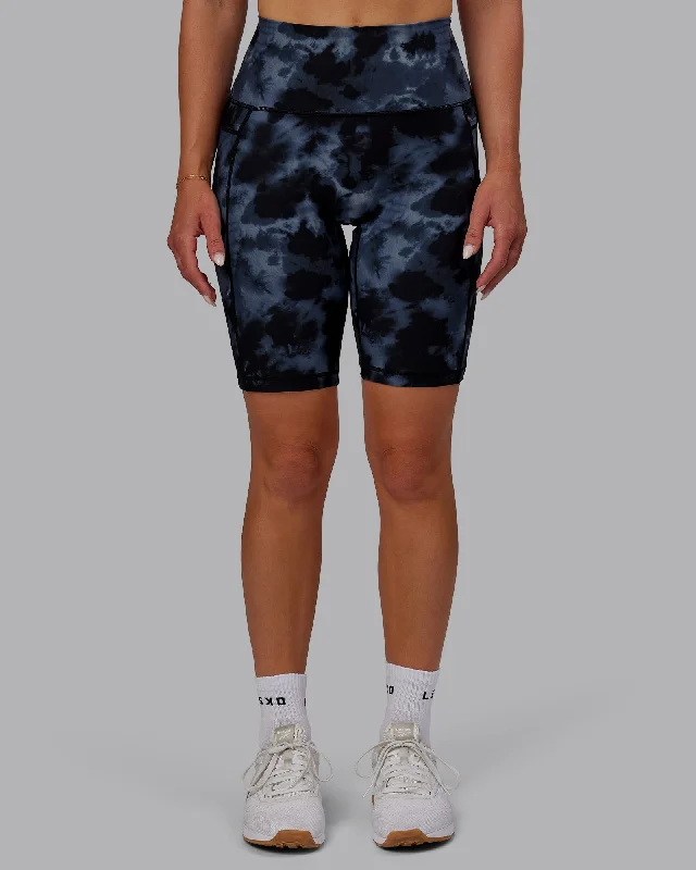 Fusion Bike Shorts - Tie Dye-Midnight