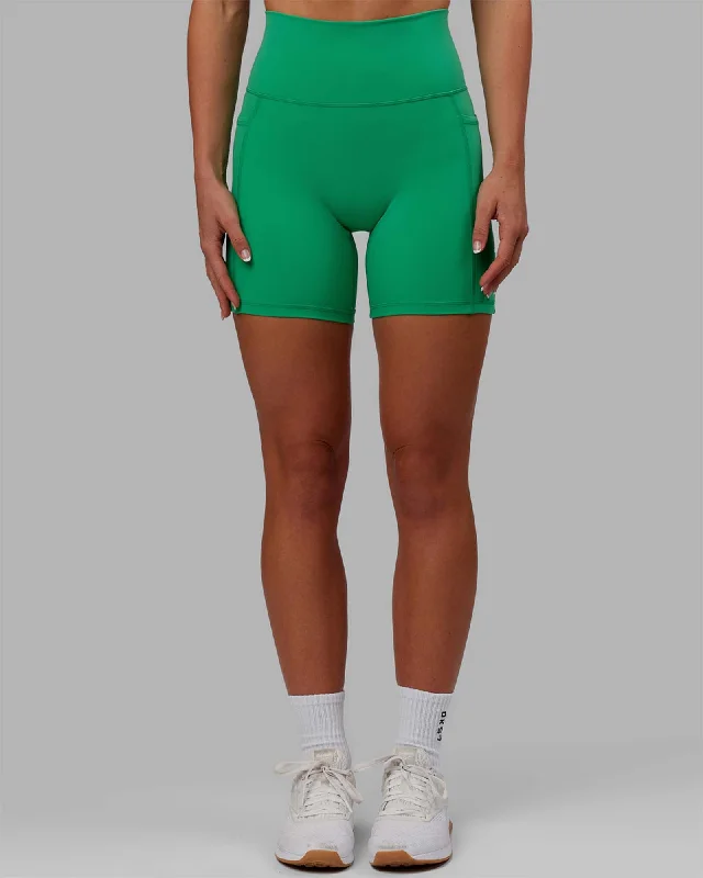 Fusion Mid-Length Shorts - Holly Green