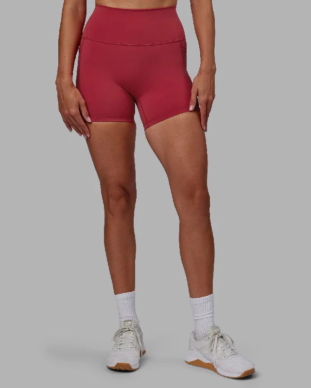 Fusion X-Length Shorts - Claret