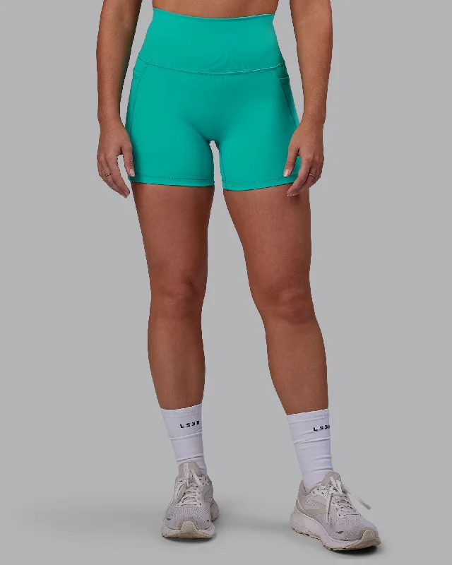 Fusion X-Length Shorts - Turquoise Tide