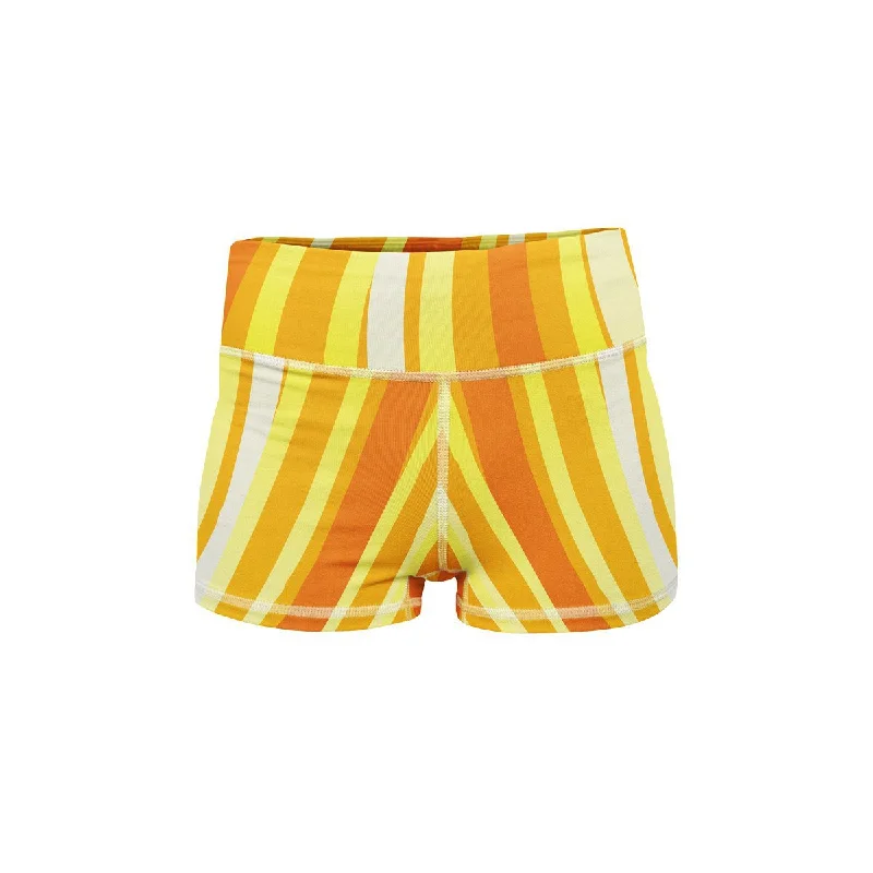 Groovy Sun Yoga Shorts