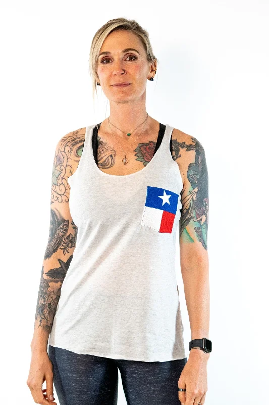 Pocket Texas Flag Tank