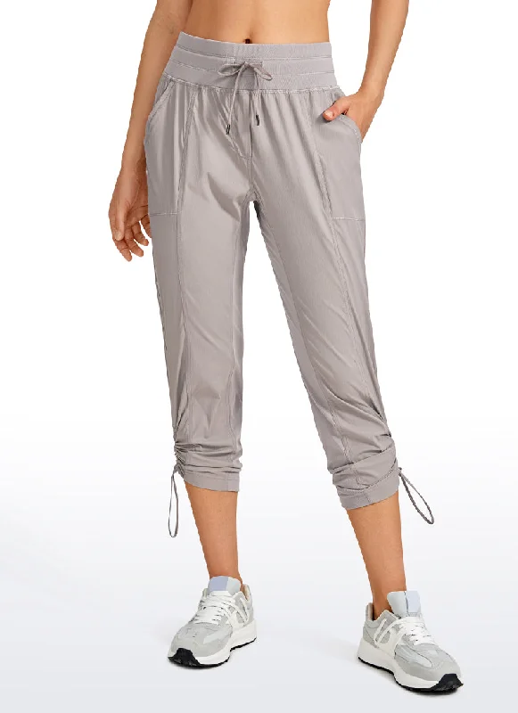 Striped Pants with Pockets 25''- Cinched Leg