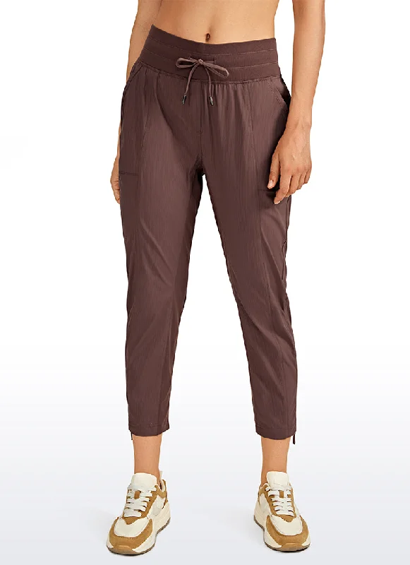 Striped Pants with Pockets 25''- Cinched Leg