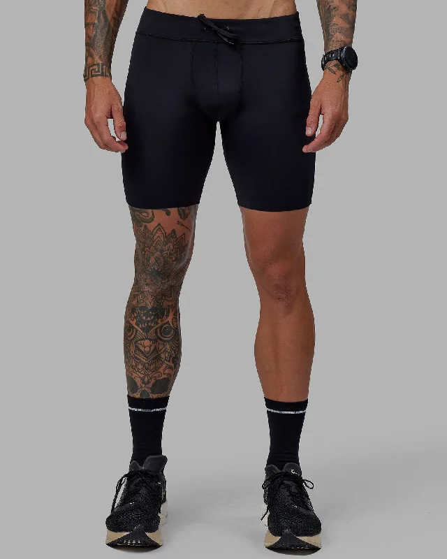 Race Day Short Tights 8"" - Black