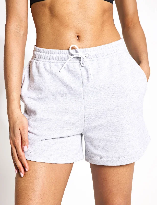 Loopback Shorts - Light Grey Melange