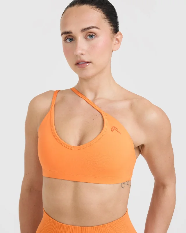 Timeless Strappy Bralette | Apricot Orange