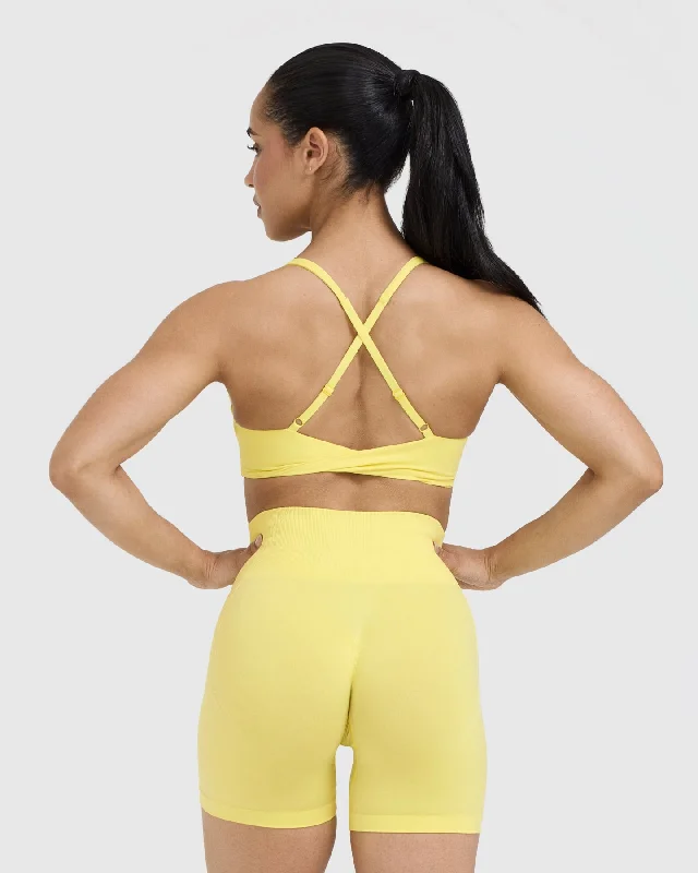 Unified Micro Bralette | Lemon Yellow