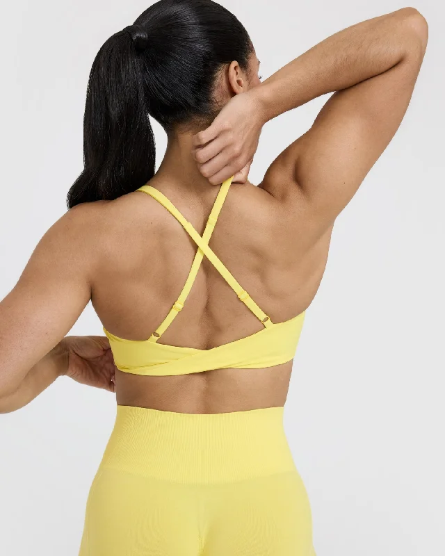 Unified Micro Bralette | Lemon Yellow