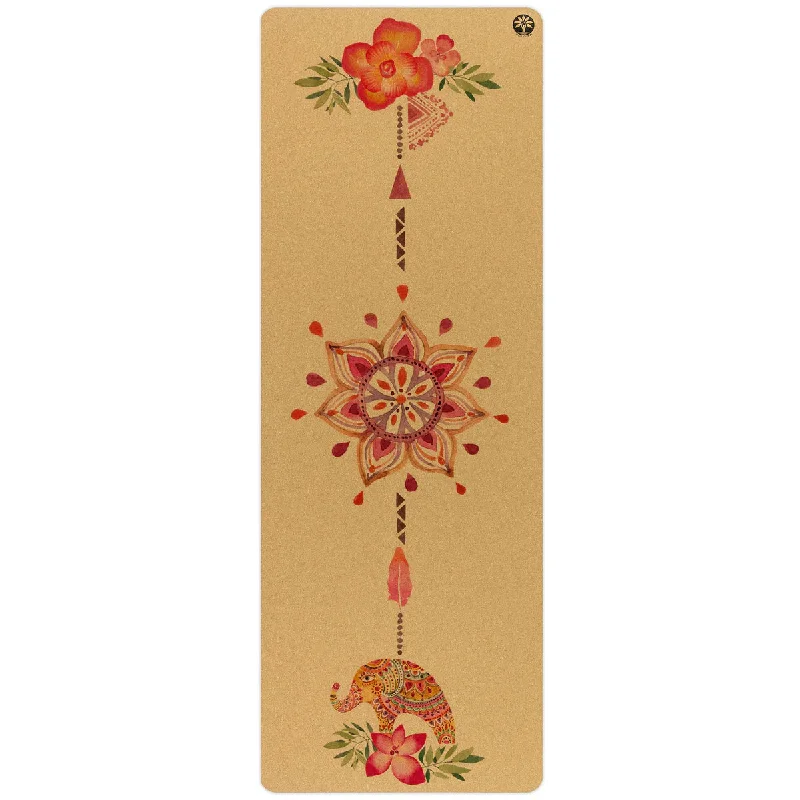 Yoloha Tropical Vibes Aura Cork Yoga Mat