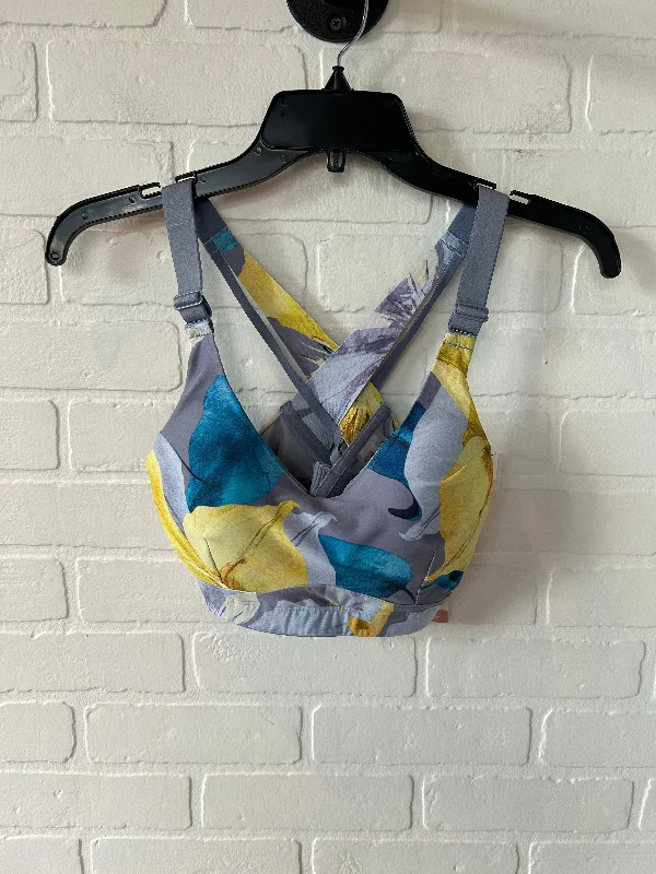 Blue & Yellow Athletic Bra Calia, Size M