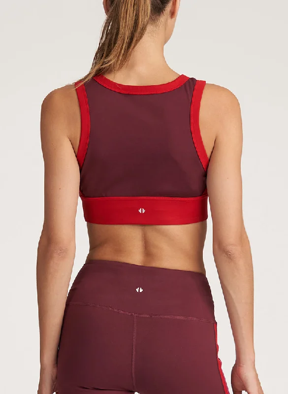 Color Block Side Wrap Bra - FINAL SALE