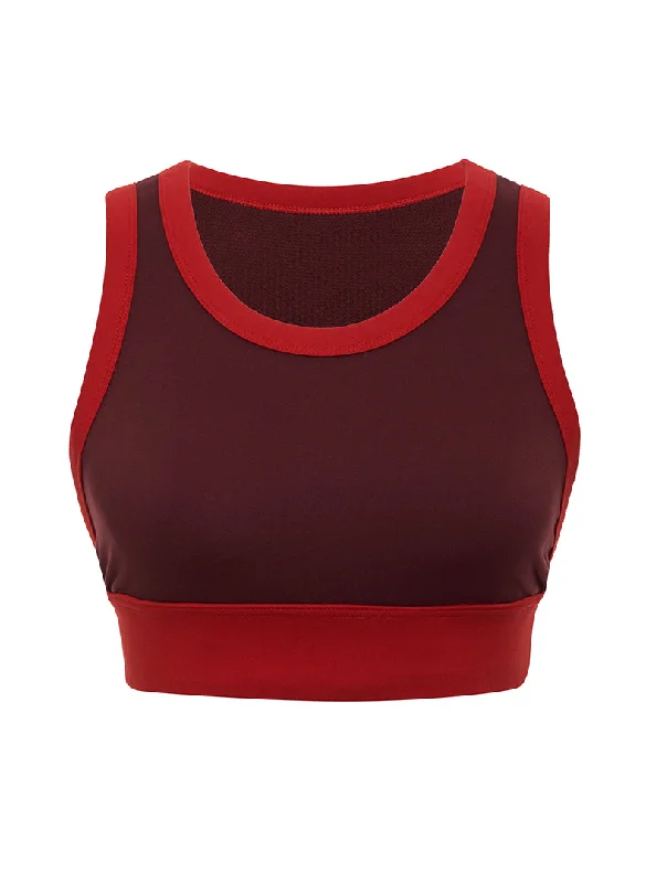 Color Block Side Wrap Bra - FINAL SALE