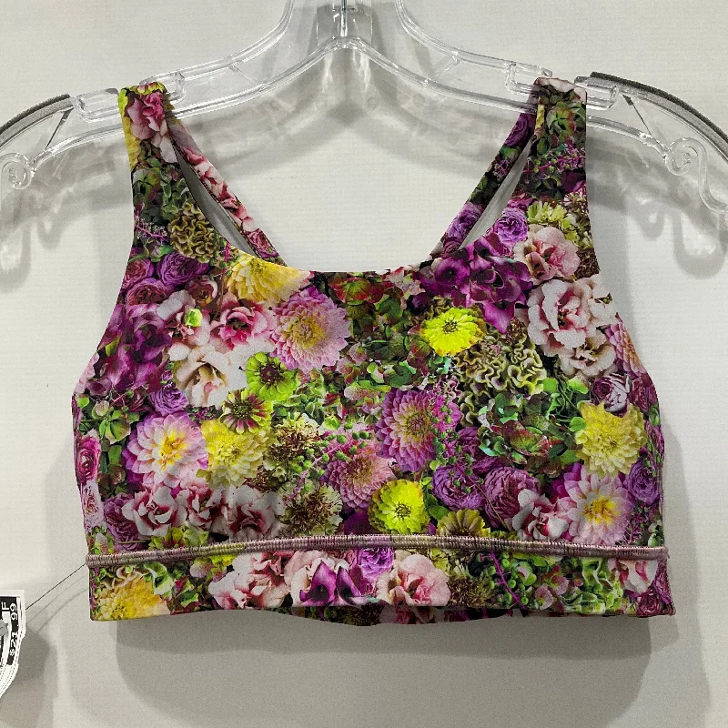 Floral Print Athletic Bra Lululemon, Size 6