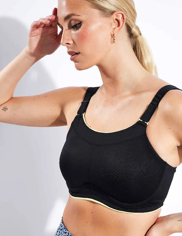 Extra High Impact Serious Sports Bra B-G - Black