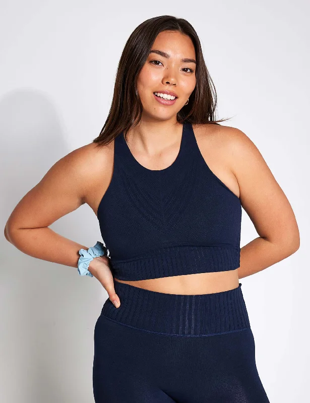 Full Circle Seamless Bra - Navy