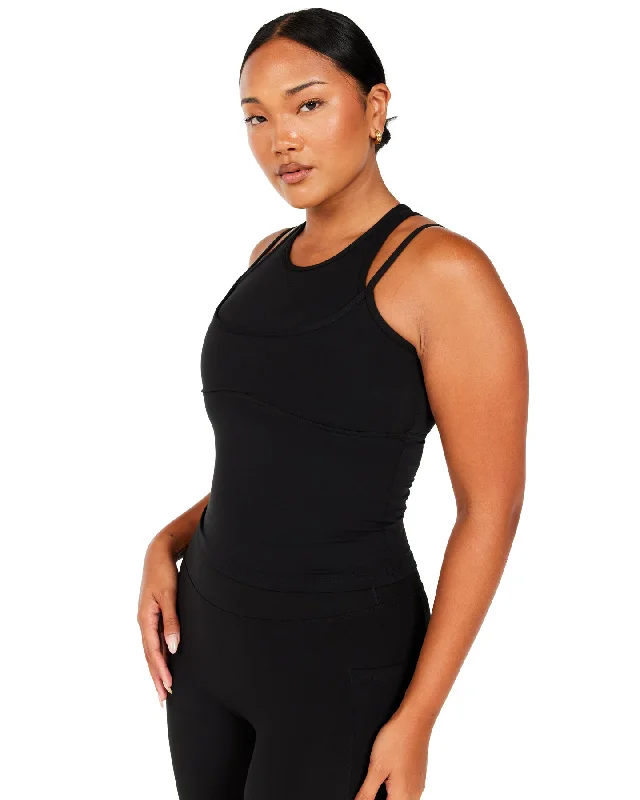 Aura Double Tank - Black