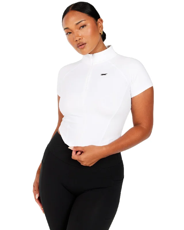 Aura Sculpt Tee - White