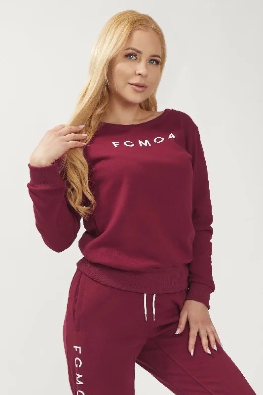 Felpa Ikonic FW 23/24 Borgogna