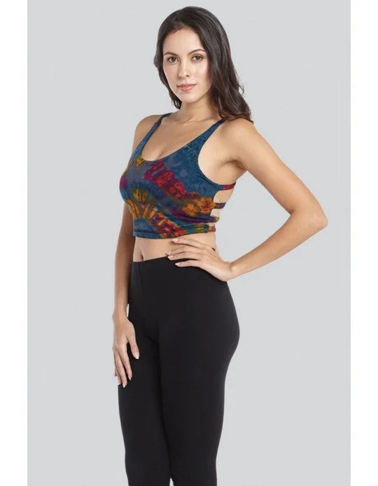 Kathmandu Tie Dye Cami Crop Top TH1088